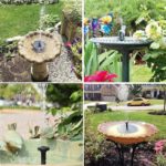 Fontaine à eau solaire, pour étang, cascade, décoration de jardin en plein air – Image 2