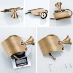 Ensemble d'accessoires de salle de bain en laiton – Image 3