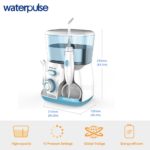 Waterpulse V300, Irrigation orale 800ml, soins dentaire, 10 niveaux de pression réglable – Image 6