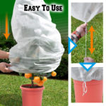 Housse de protection pour plantes contre le froid, couverture chaude d'hiver, sac de Protection contre le gel – Image 5
