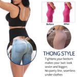 Culotte ventre plat tanga, taille haute, amincissante, Push Up – Image 4