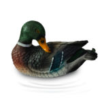 Statue de canard Mandarin, sculptures d'animaux artificiels, 22 cm – Image 8