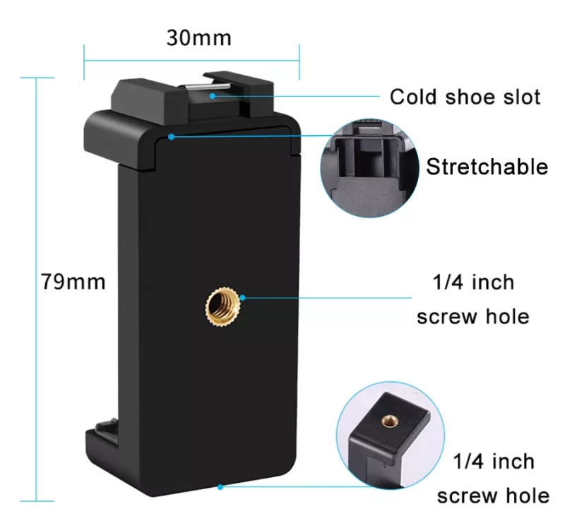 Kit de tournage vidéo professionnel Vlogging, avec Mini trépied, Bluetooth, contrôle Selfie, pour caméra SLR, enregistrement sur Smartphone – Image 12