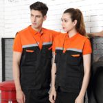 Gilet de travail utilitaire avec bandes réfléchissantes – Image 2