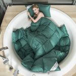 Couette en 95% duvet d'oie, 100% coton, 4 saisons – Image 4