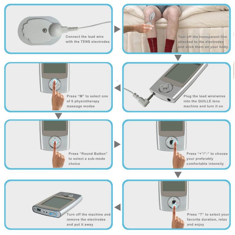 Stimulateur musculaire, électrostimulation ABS, thérapie numérique, traitement par impulsions – Image 3