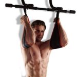 Sangles pour l'entraînement des muscles abdominaux, suspendue à une barre horizontale, – Image 2