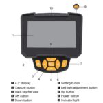 Endoscope industriel avec caméra portative, écran HD 4.3 pouces, pour l'inspection – Image 4