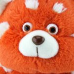 Peluche panda rouge debout, dessin animé, 30 cm – Image 5
