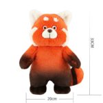 Peluche panda rouge debout, dessin animé, 30 cm – Image 4