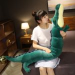 Peluche géante coussin crocodile, doux et confortable, de 80 à 180 cm – Image 6