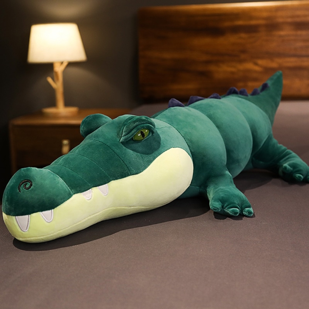 Peluche WWF Crocodile 58 Cm – Réaliste Et Ultra Douce – Matières Recyclées – Soutient La Protection De La Nature