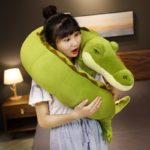 Peluche géante coussin crocodile, doux et confortable, de 80 à 180 cm – Image 5