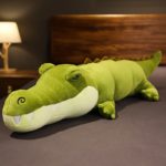 Peluche géante coussin crocodile, doux et confortable, de 80 à 180 cm – Image 2