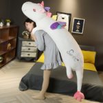 Peluche géante licorne couchée, douce, de 60 à 170 cm – Image 5