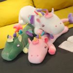 Peluche géante licorne couchée, douce, de 60 à 170 cm – Image 2