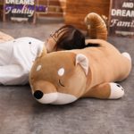 Peluche géante chien Shiba Inu, de 80 à 100 cm – Image 2