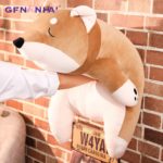 Peluche géante chien Shiba Inu, de 80 à 100 cm – Image 4