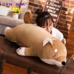 Peluche géante chien Shiba Inu, de 80 à 100 cm – Image 6