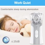 Inhalateur de vapeur portable, nébuliseur ultrasonique  silencieux pour l'asthme, équipement médical pour enfant et adulte – Image 3
