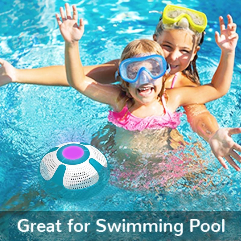 Enceinte Bluetooth 5.0 portable, étanche IPX7, flottant, sans fil, pour l'extérieur, caisson de basses – Image 3