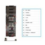 Carte mère minière, 9 GPU, DDR3, 2 x LGA 2011, faible consommation d’énergie, ETH – Image 3