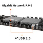 Carte mère minière, 9 GPU, DDR3, 2 x LGA 2011, faible consommation d’énergie, ETH – Image 5