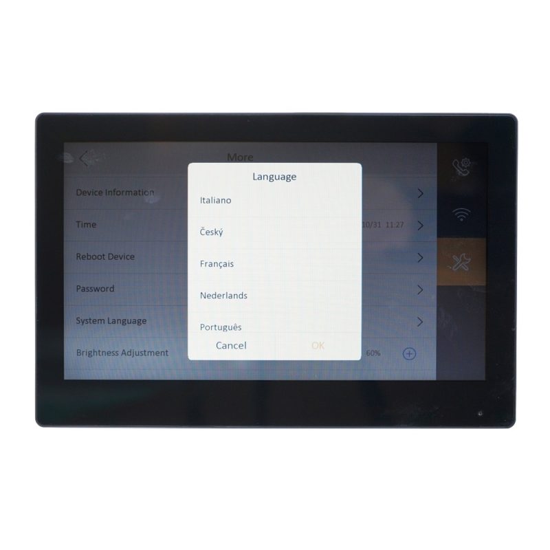 Moniteur d'intérieur Gen2, DS-KH8520-WTE1, PoE, Wifi, interphone vidéo – Image 4