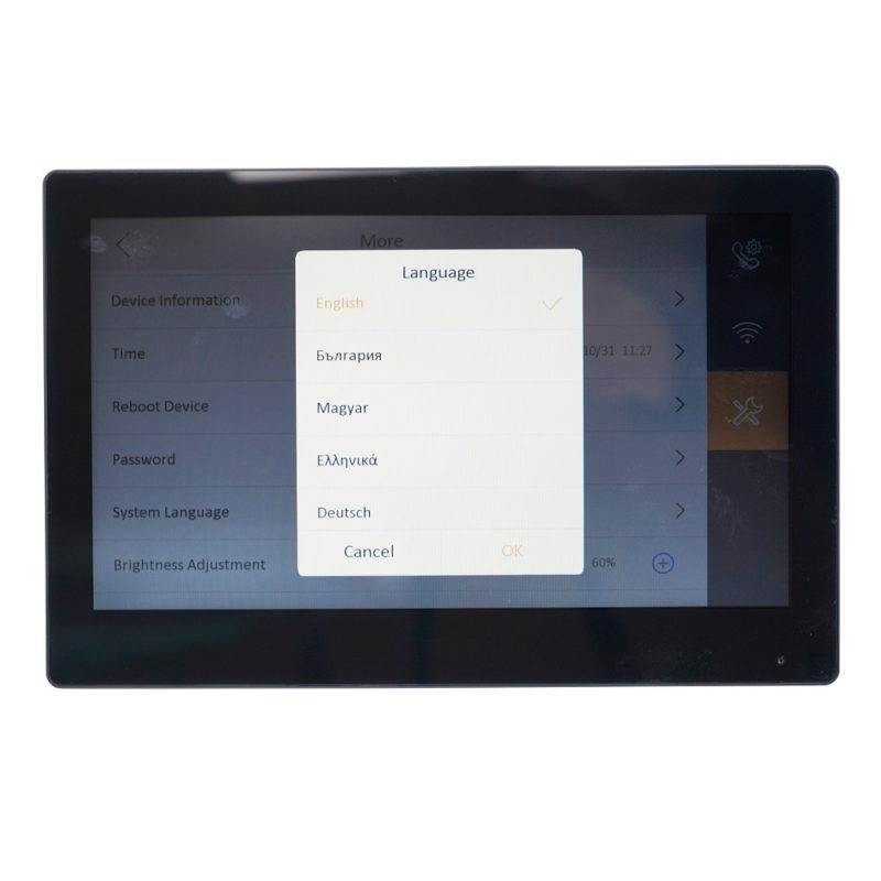 Moniteur d'intérieur Gen2, DS-KH8520-WTE1, PoE, Wifi, interphone vidéo – Image 5