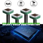 Répulsif solaire à ultrasons contre rats et taupes, 2 à 8 pièces – Image 9