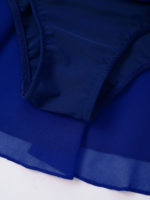 Costume de patinage artistique, danse lyrique pour enfant, strass brillant – Image 8