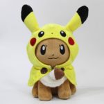 Peluche Pokemon, Pikachu déguisé, dessin animé, 28 cm – Image 2