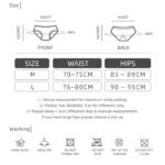 5 culottes brésiliennes en maille en forme de V, sous-vêtements scintillants, taille basse – Image 6