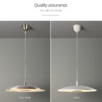 Suspension LED en aluminium, de style retro minimaliste, 24 à 36W – Image 10