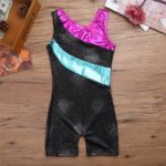 Justaucorps sans manches pour enfant, brillant, danse, gymnastique – Image 4