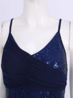 Robe de danse lyrique en maille pour femme, col en V, à paillettes, Tutu de Ballet – Image 6