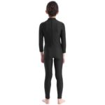 Combinaison de danse à manches longues pour enfant, fermeture éclair, Catsuit – Image 6