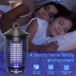 Lampe anti-insectes d'extérieur, 4500V, 20W, efficace pour le jardin – Image 5