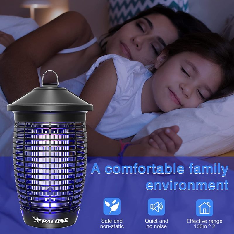 Lampe anti-insectes d'extérieur, 4500V, 20W, efficace pour le jardin – Image 5