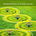 Répulsif solaire à ultrasons contre rats et taupes, 2 à 8 pièces – Image 3