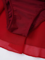 Costume de patinage artistique, danse lyrique pour enfant, strass brillant – Image 11