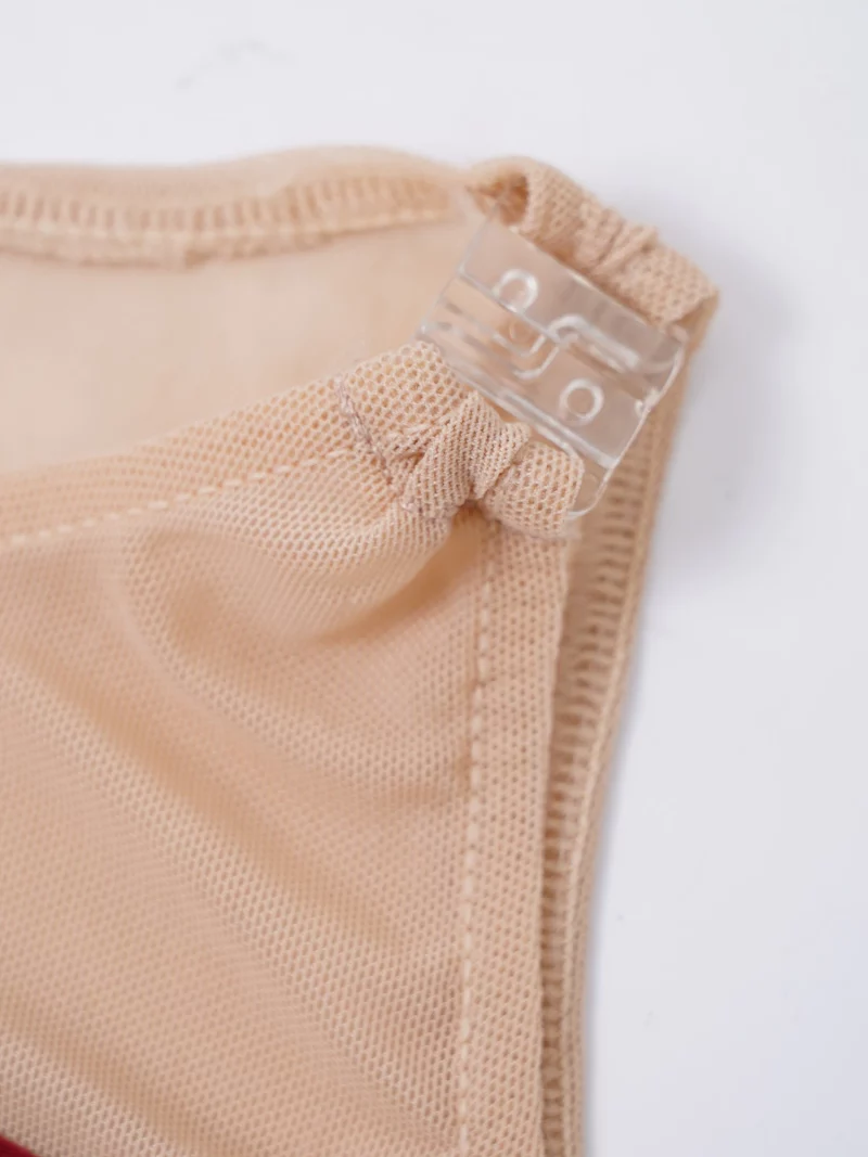 Costume de patinage artistique, danse lyrique pour enfant, strass brillant – Image 12