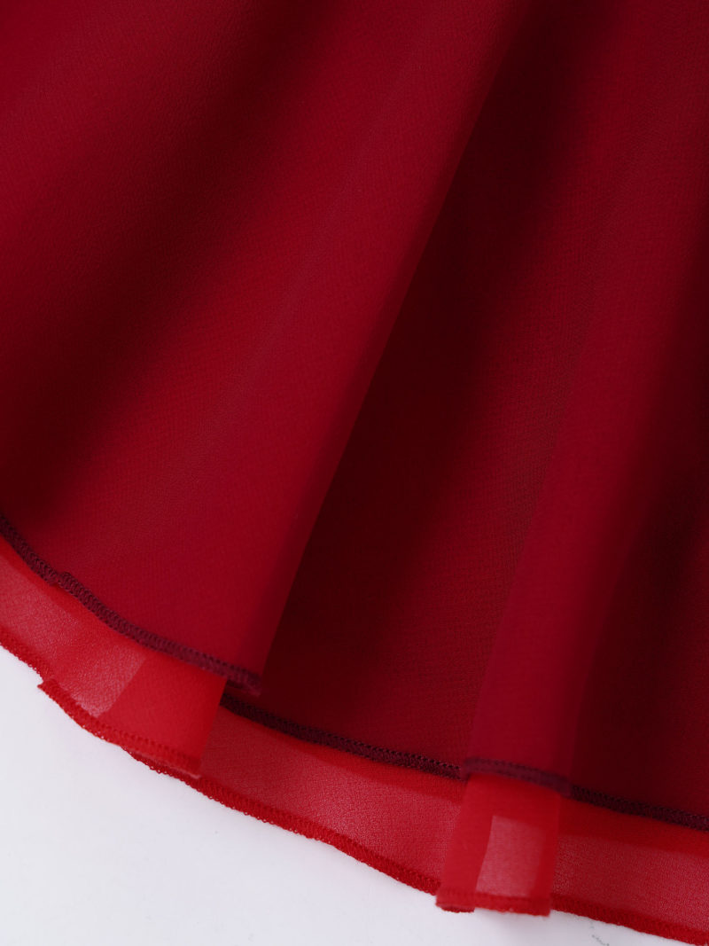 Costume de patinage artistique, danse lyrique pour enfant, strass brillant – Image 10