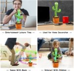 Peluche Cactus parlant, danse et répète vos mots, 120 chansons, rechargeable – Image 6