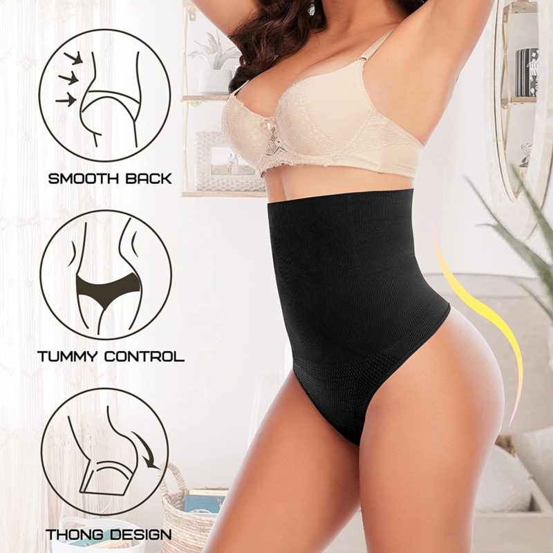 114731-gmklod.jpg String taille haute, amincissant sans couture, contrôle du ventre – Image 5
