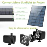 Ensemble de fontaine solaire 2.5W à 3 niveaux, adapté au bain d’oiseaux – Image 6