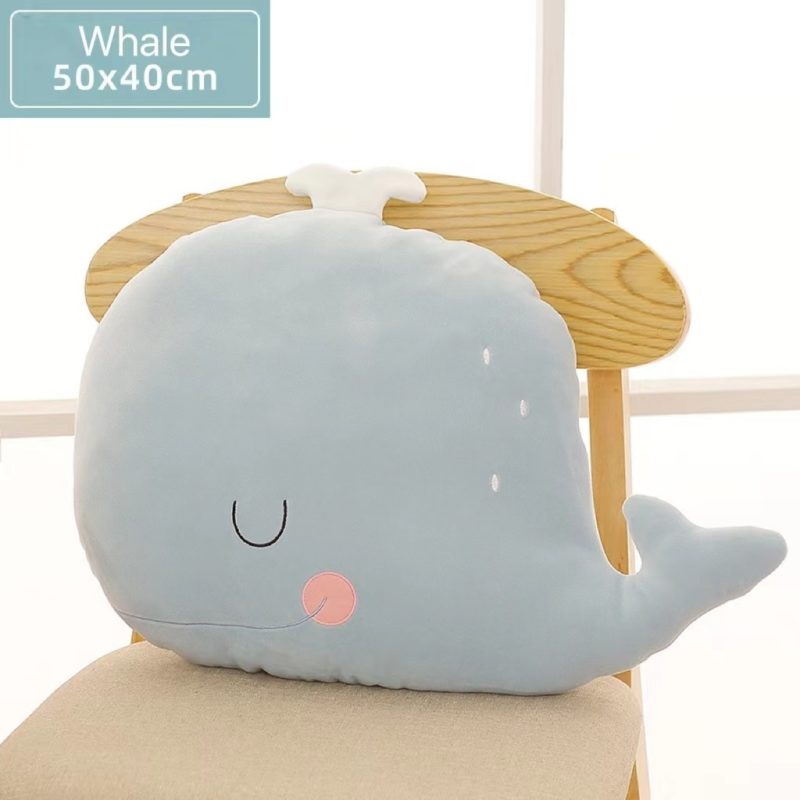 Peluche d'animaux mignons Kawaii, Crabe, Baleine, Oie et Lion – Image 2