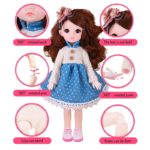 Poupée de maquillage et beauté, vêtements mignons, Kawaii, 30 cm – Image 7