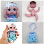 Mini poupée en vinyle, poupon pivotant de poche, 15 cm – Image 4