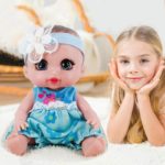 Mini poupée en vinyle, poupon pivotant de poche, 15 cm